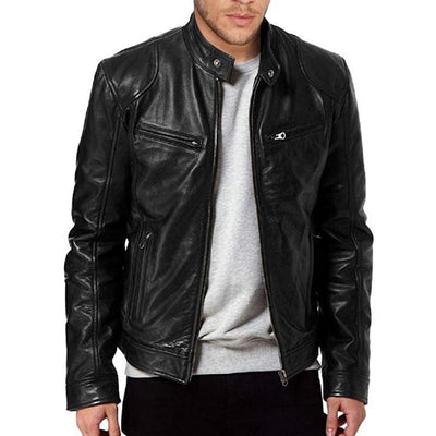 Top Gun Navy G-1 Leather Sterl Jacket 